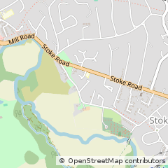 Map of Cobham, Surrey
