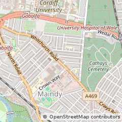 Map of Cardiff