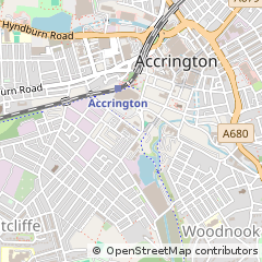 Map of Accrington