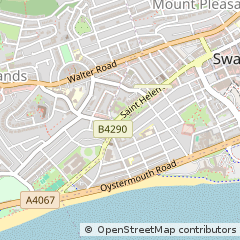 Map of Swansea