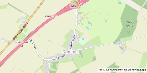 Map of Basingstoke, Buckinghamshire