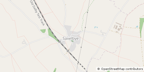 Map of Melton Mowbray, Leicestershire