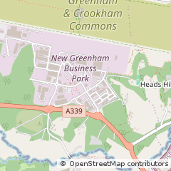 Map of Newbury, Berkshire