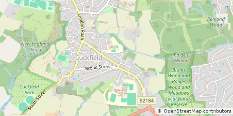 Map of Haywards Heath
