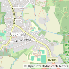 Map of Haywards Heath