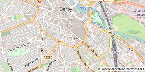 Map of Derby