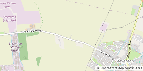 Map of Steventon, Oxon