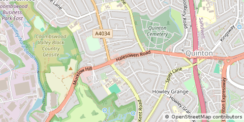 Map of Halesowen