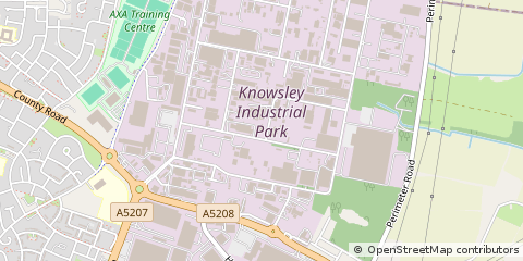 Map of Liverpool, Merseyside
