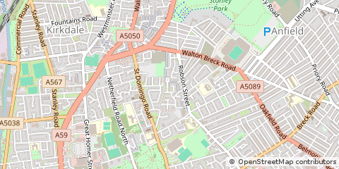 Map of Liverpool