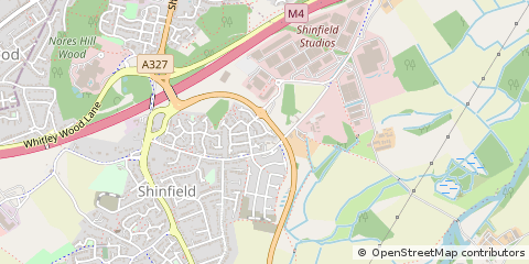 Map of Reading, England,