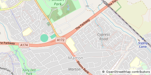 Map of Middlesbrough