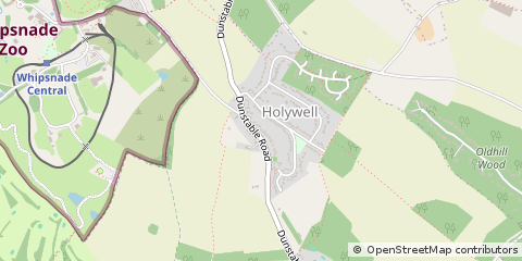 Map of Dunstable