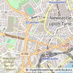 Map of Tyne & Wear