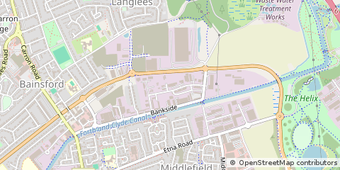 Map of Falkirk