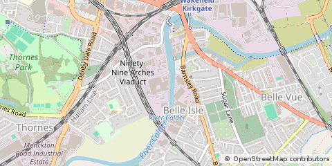 Map of Wakefield