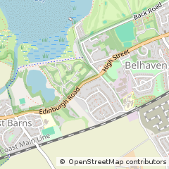 Map of Belhaven, East Lothian