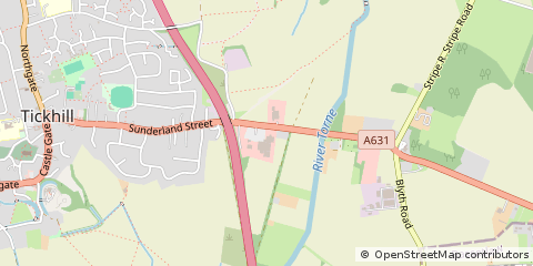 Map of Doncaster