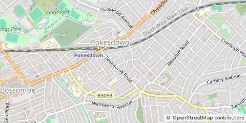 Map of Bournemouth