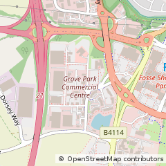 Map of Leicester