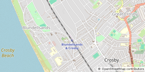 Map of Liverpool, Merseyside