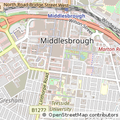 Map of Middlesbrough