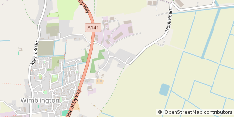 Map of March, Cambs