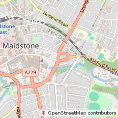 Map of Maidstone, Kent