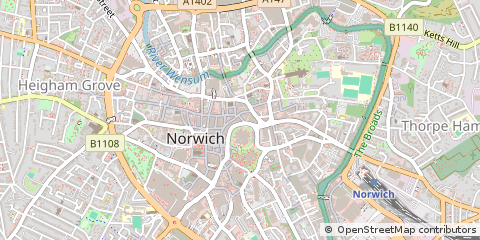 Map of Norwich