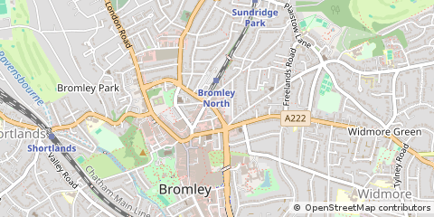 Map of Bromley