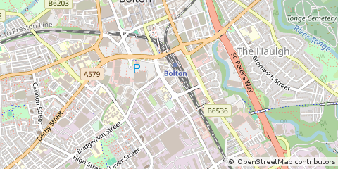 Map of Bolton