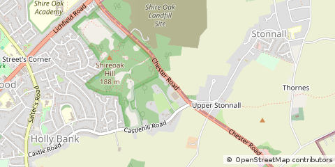 Map of Stonnall