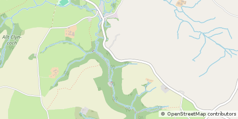 Map of Whitland, Carmarthenshire