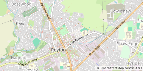 Map of Oldham