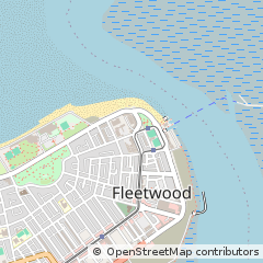 Map of Fleetwood, Lancashire