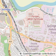 Map of Stirling, Stirlingshire