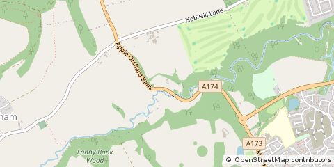 Map of Skelton in Cleveland, North Yorkshire