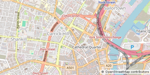 Map of Belfast