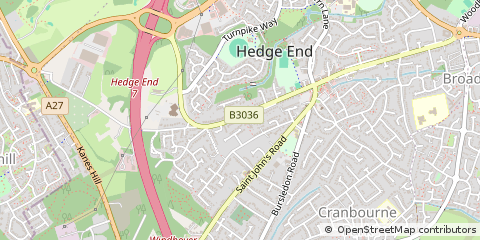 Map of Southampton, Hampshire