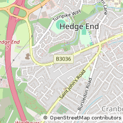 Map of Southampton, Hampshire