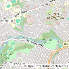 Map of Sheffield