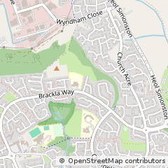Map of Bridgend
