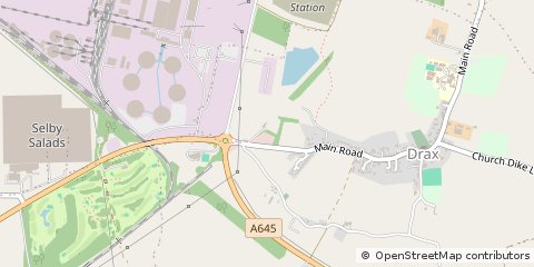 Map of Selby, North Yorkshire