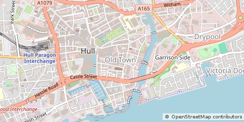 Map of North Humberside, East Yorkshire