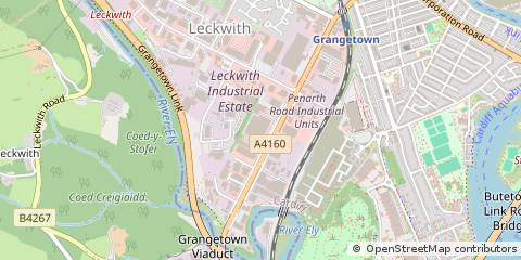 Map of Cardiff