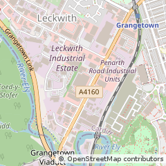 Map of Cardiff