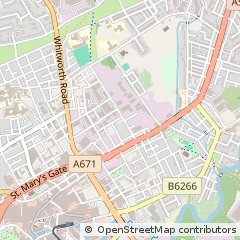 Map of Rochdale, Lancashire