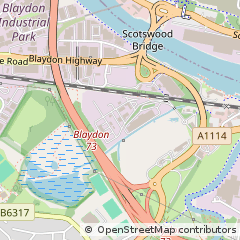 Map of Newcastle Upon Tyne