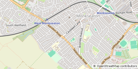 Map of Whitley BAY, Tyne and Wear