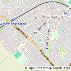 Map of Whitley BAY, Tyne and Wear